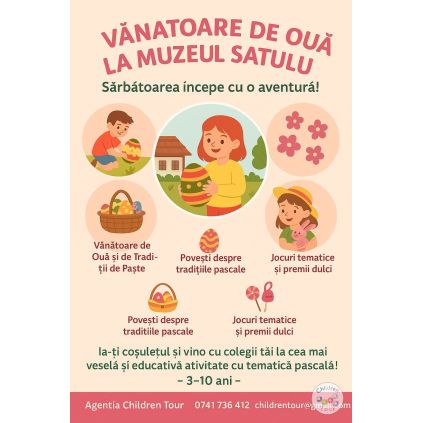 Vanatoare de Oua in Muzeul Satului #childrentour