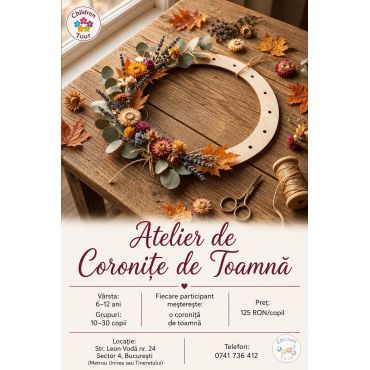 Atelier - Coronite de Toamna #childrentour