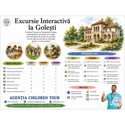 Excursie Interactiva la Golesti #childrentour