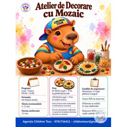 Ateliere Saptamana Verde Timp pentru Tine 2026 #childrentour