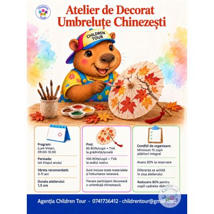 Ateliere Saptamana Verde Timp pentru Tine 2026 #childrentour