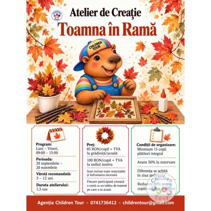 Ateliere Saptamana Verde Timp pentru Tine 2026 #childrentour