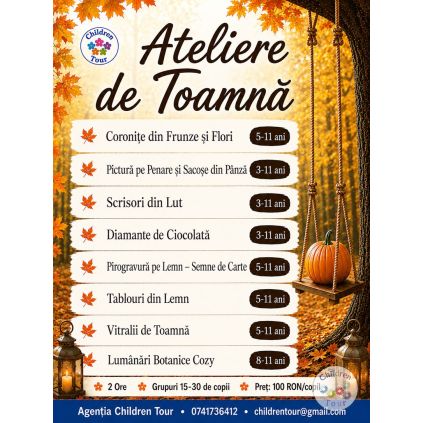 Ateliere Saptamana Verde Timp pentru Tine 2026 #childrentour