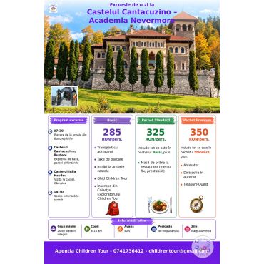 Excursie de Halloween la "Academia Nevermore"-Castelul Cantacuzino Busteni #childrentour