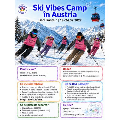 TABARA DE SCHI | SKI VIBES CAMP IN AUSTRIA | 19-24.02.2027 #childrentour