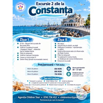 Excursie 2 zile la Constanta #childrentour